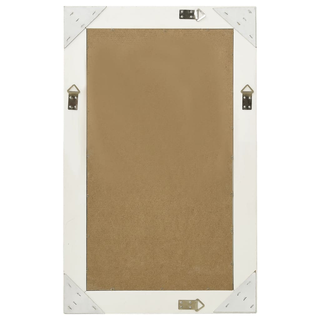 Vidaxl Wall Mirror Baroque stil 50x80 cm hvid