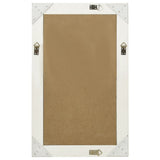 Vidaxl Wall Mirror Baroque stil 50x80 cm hvid