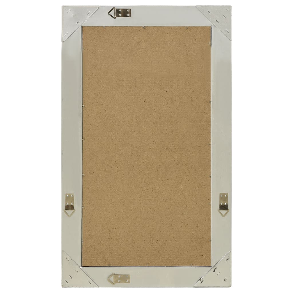 Vidaxl Wall Mirror Baroque stil 50x80 cm sølvfarvet