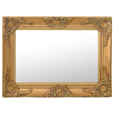 Vidaxl Wall Mirror Baroque Style 60x40 cm guldfarvet