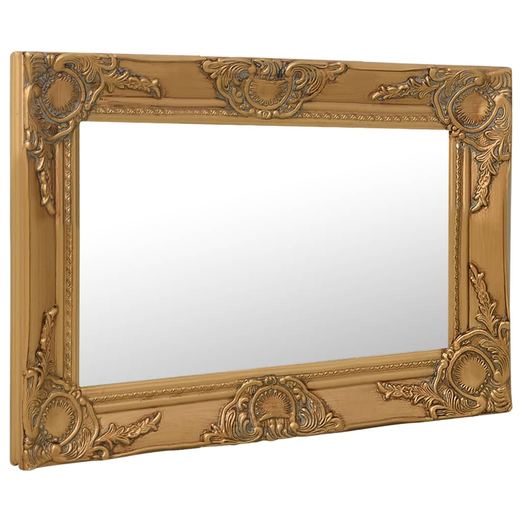 Vidaxl Wall Mirror Baroque Style 60x40 cm guldfarvet