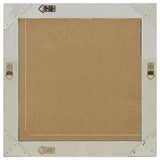 Vidaxl Wall Mirror Baroque stil 60x60 cm sølvfarvet