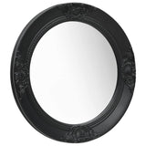 Vidaxl Wall Mirror Baroque stil 50 cm sort