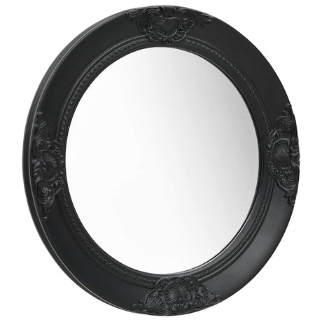 Vidaxl Wall Mirror Baroque stil 50 cm sort