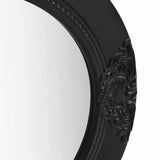 Vidaxl Wall Mirror Baroque stil 50 cm sort