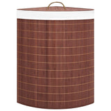 Vidaxl Hoekwasmand 60 L Bambus Brown