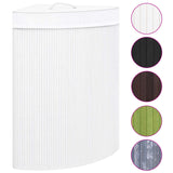 Vidaxl Hoekwasmand 60 L Bambus White