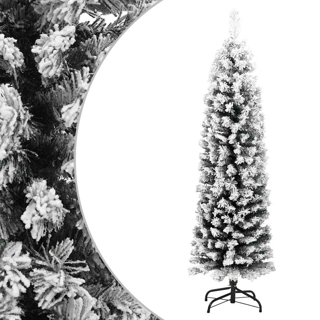 Vidaxx kunstigt juletræ med snesmal 150 cm PVC grøn