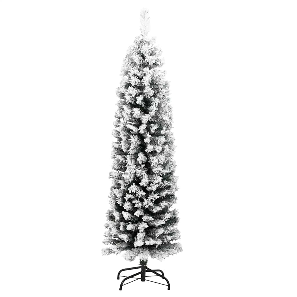 Vidaxx kunstigt juletræ med snesmal 150 cm PVC grøn