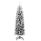 Vidaxx kunstigt juletræ med snesmal 150 cm PVC grøn