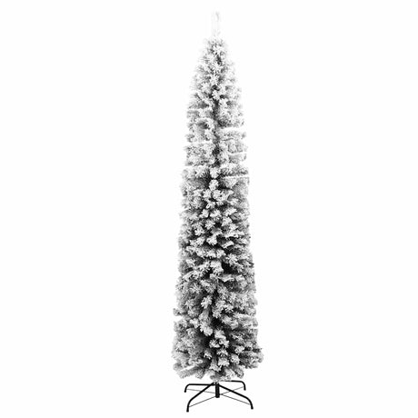 Vidaxx kunstigt juletræ med snesmal 180 cm PVC grøn