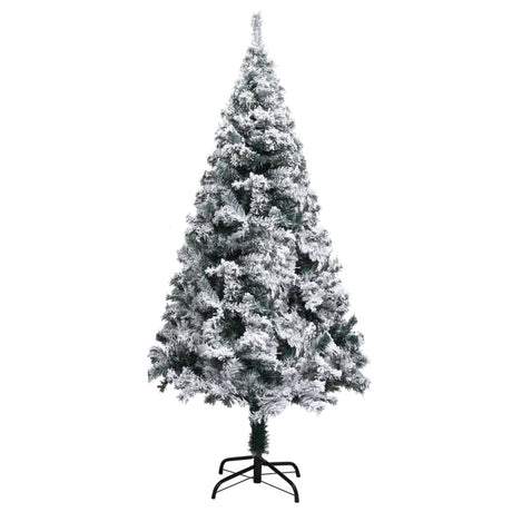Vidaxl Kunstkerstboom med sne 150 cm grøn