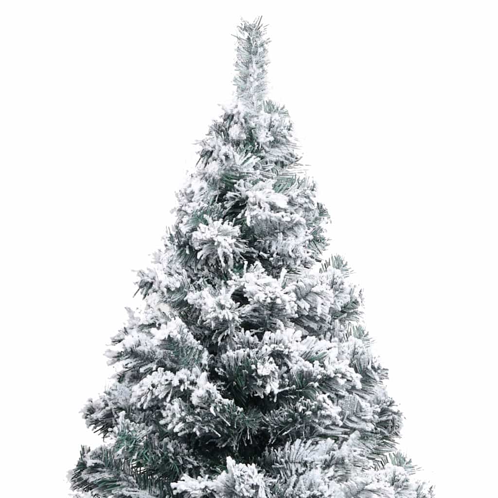 Vidaxl Kunstkerstboom med sne 150 cm grøn