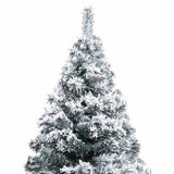 Vidaxl Kunstkerstboom med sne 150 cm grøn