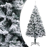 Vidaxl Kunstkerstboom med sne 240 cm grøn