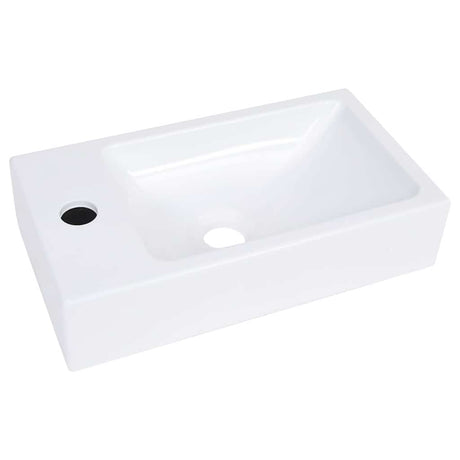 Vidaxl Washbasin 400x220x90 mm SMC White