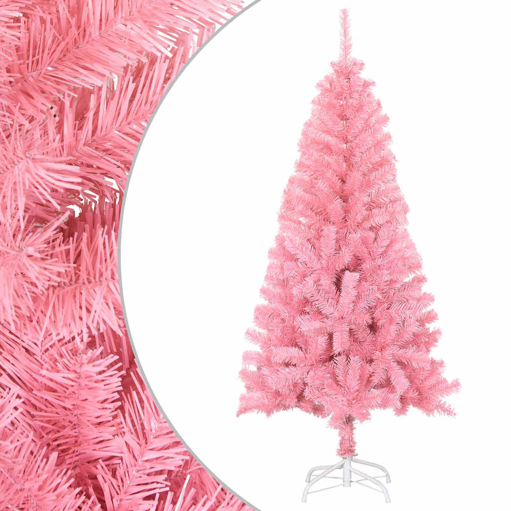 Vidaxx kunstigt juletræ med standard 150 cm PVC pink