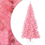Vidaxl Kunstkerstboom med standard 210 cm PVC Pink