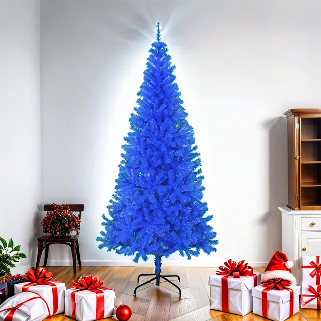 Vidaxl Kunstkerstboom med standard 180 cm PVC Blue