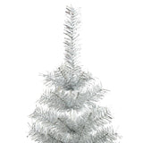 Vidaxl Kunstkerstboom med standard 150 cm cap sølvfarvet