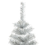 Vidaxl Kunstkerstboom med standard 210 cm cap sølvfarvet