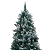 Vidaxl Kunstkerstboom med fyrretræer og hvid sne 150 cm