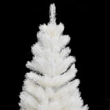 Vidaxl Kunstkerstboom med naturtro nåle 90 cm hvid