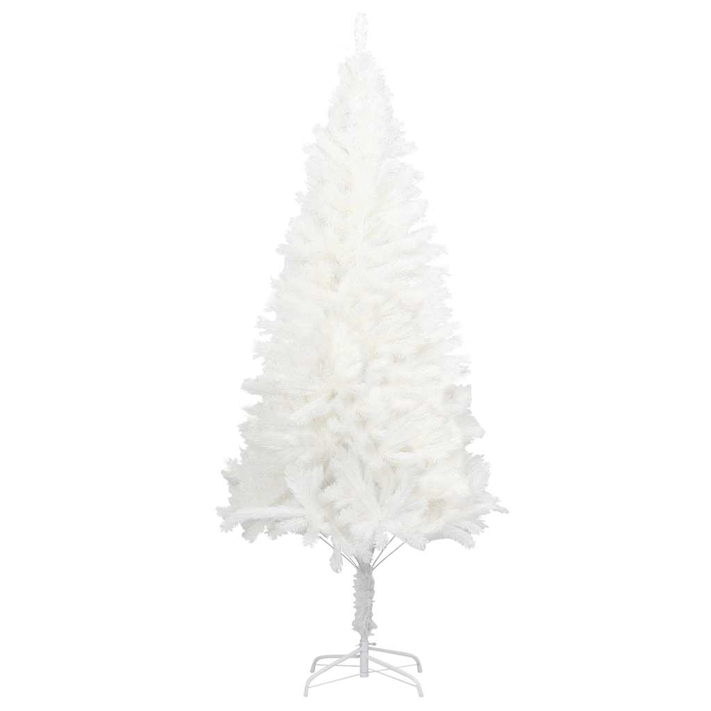 Vidaxl Kunstkerstboom med naturtro nåle 180 cm hvid