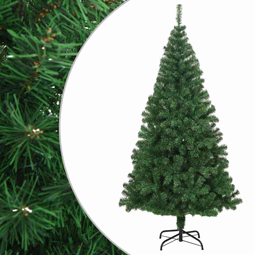 Vidaxx kunstigt juletræ med tykke grene 180 cm PVC grøn