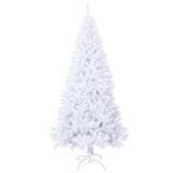 Vidaxl Kunstkerstboom med tykke grene 240 cm PVC White