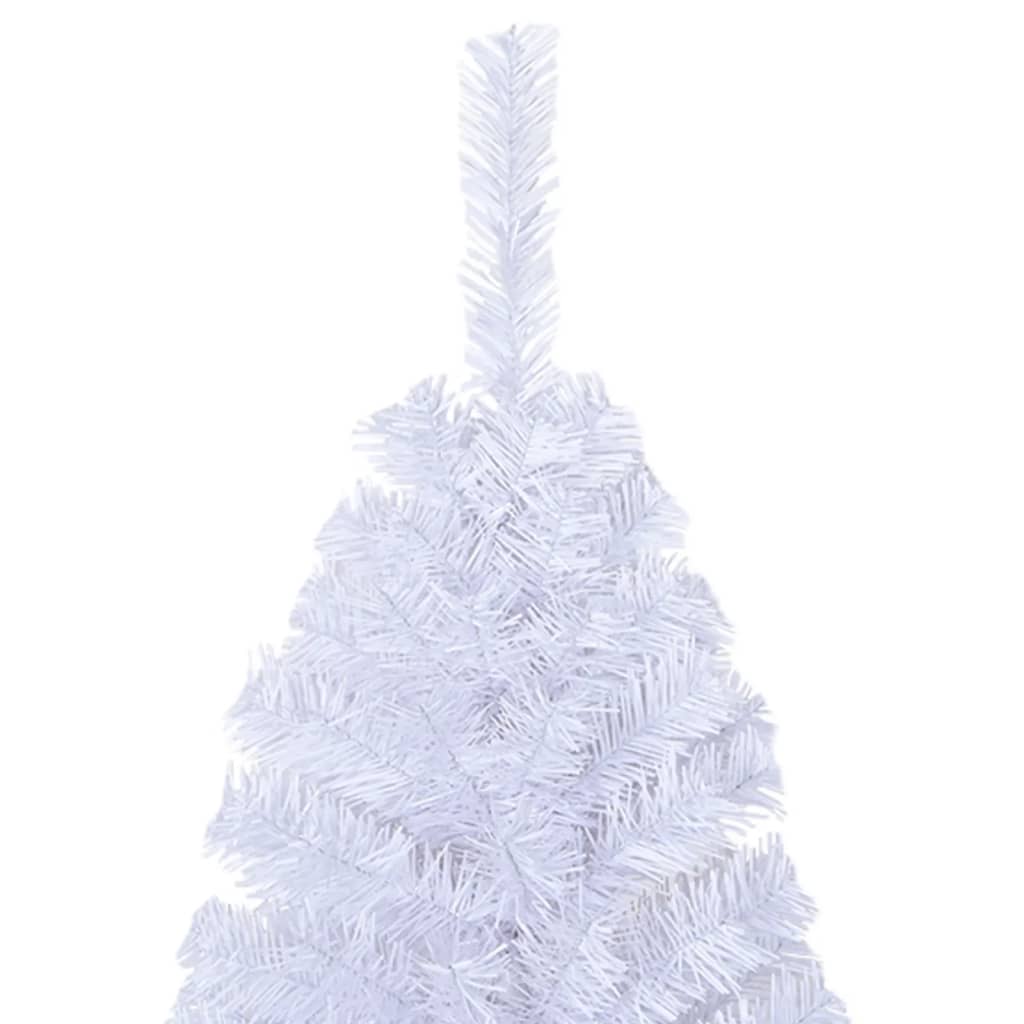 Vidaxl Kunstkerstboom med tykke grene 240 cm PVC White