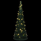 Vidaxl Kunstkerstboom med lys pop-up 180 cm grøn