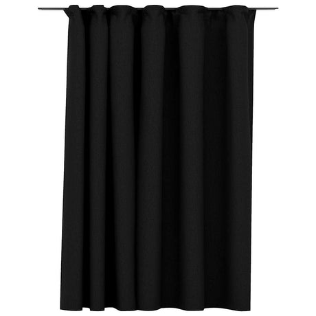 Vidaxl gardin linned look damning haken 290x245 cm antracit