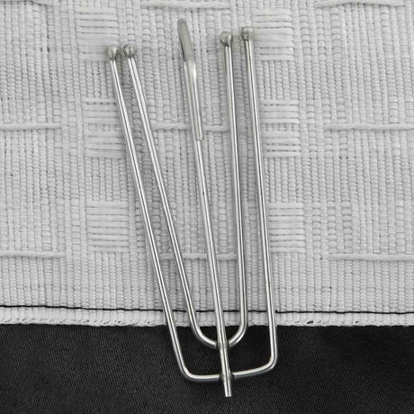 Vidaxl gardin linned look damning haken 290x245 cm antracit