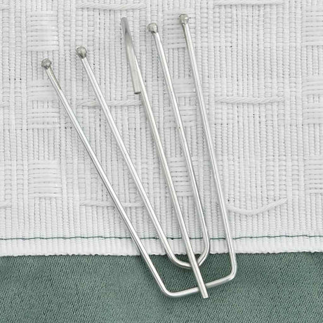 Vidaxl gardiner Linned Look Blackout Hooks 2 St 140x175 cm Grøn
