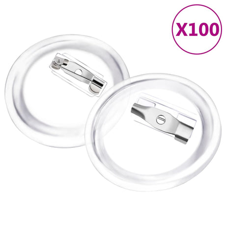 VidaXL knapper med stifter 100 stk 25 mm akryl