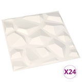 Vidaxl vægpaneler 24 ST 3d 6 m² 0,5x0,5 m