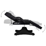 Vidaxl Massage Tabel 180x62x (86,5-118) CM sort