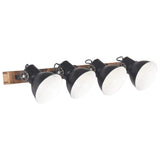 Vidaxl Wall Lamp Industrial E27 90x25 cm sort