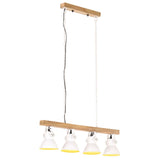 Vidaxl loft lampe Industriel E27 Mangohout White