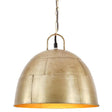 Vidaxx hængelampe industriel vintage rund 25 w e27 31 cm messingfarvet