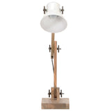 Vidaxl skrivebordslampe Industriel omkring E27 58x18x90 cm hvid
