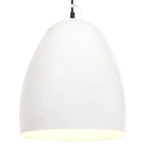 Vidaxl hængende lampe Industriel omkring 25 W E27 42 cm hvid
