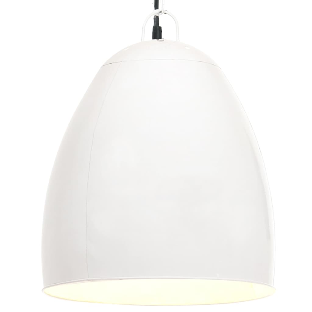 Vidaxl hængende lampe Industriel omkring 25 W E27 42 cm hvid