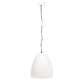 Vidaxl hængende lampe Industriel omkring 25 W E27 42 cm hvid