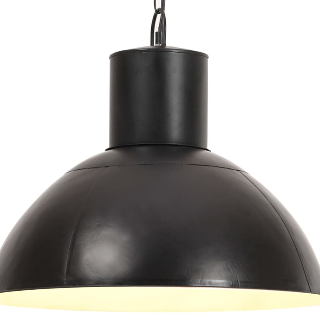 Vidaxx hængelampe rund 25 w e27 48 cm sort