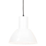 Vidaxl hængende lampe omkring 25 W E27 28,5 cm hvid