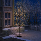 Vidaxl Christmas Tree 1200 lysdioder Varmt hvidt lys kirsebærblomst 400 cm