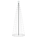 Vidaxl Kegelkerstboom 100 Warm -White LED'er 70x180 cm