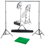 Vidaxxl fotostudiesæt med lyssæt og baggrund